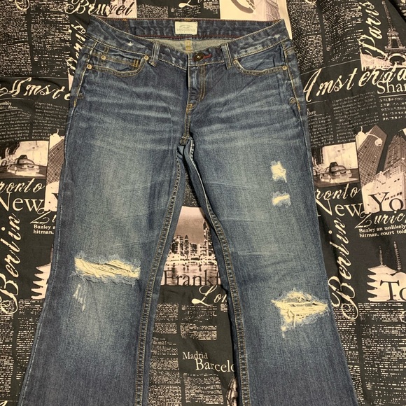 Aeropostale “Hailey” flare jeans size 7/8 - Picture 5 of 7